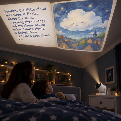 CozyTales™ Bedtime Story Ceiling Projector